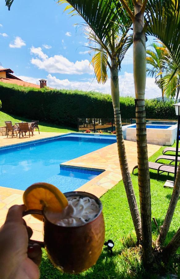 Chacara Tha&Thi Cond Fechado Wi Fi Spa E Pisc Aquececimento Solar Bom Jesus dos Perdões Exteriör bild