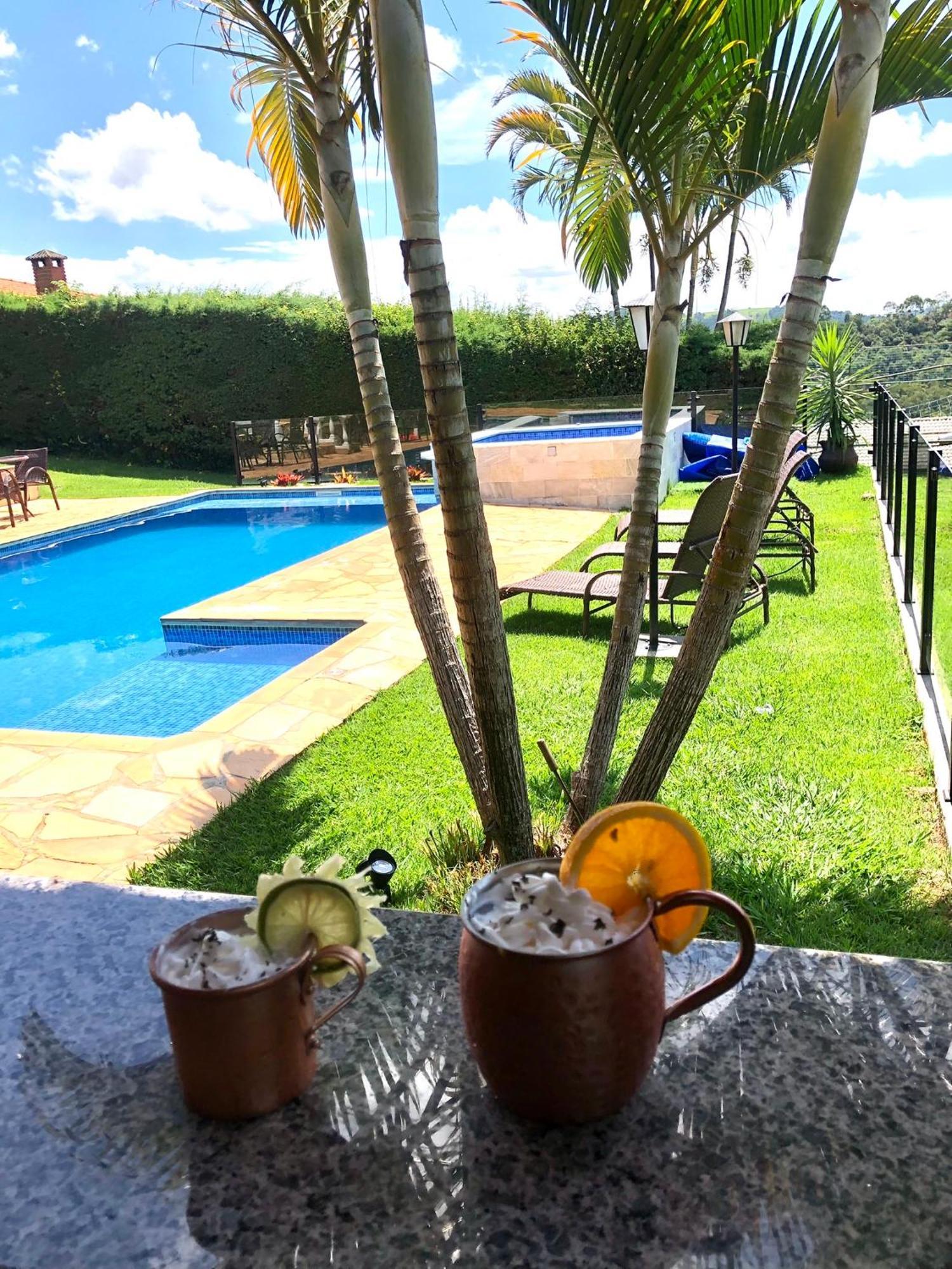 Chacara Tha&Thi Cond Fechado Wi Fi Spa E Pisc Aquececimento Solar Bom Jesus dos Perdões Exteriör bild