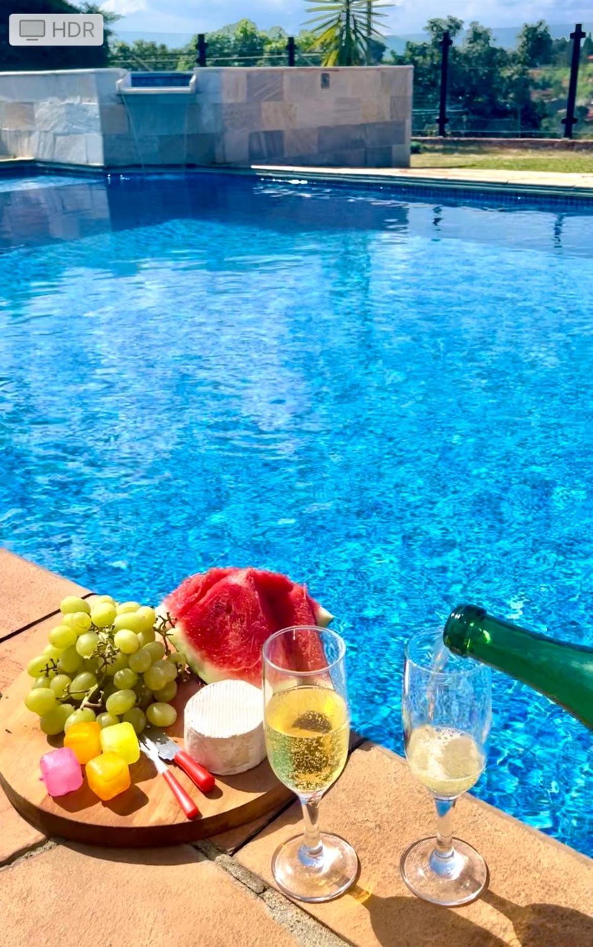 Chacara Tha&Thi Cond Fechado Wi Fi Spa E Pisc Aquececimento Solar Bom Jesus dos Perdões Exteriör bild